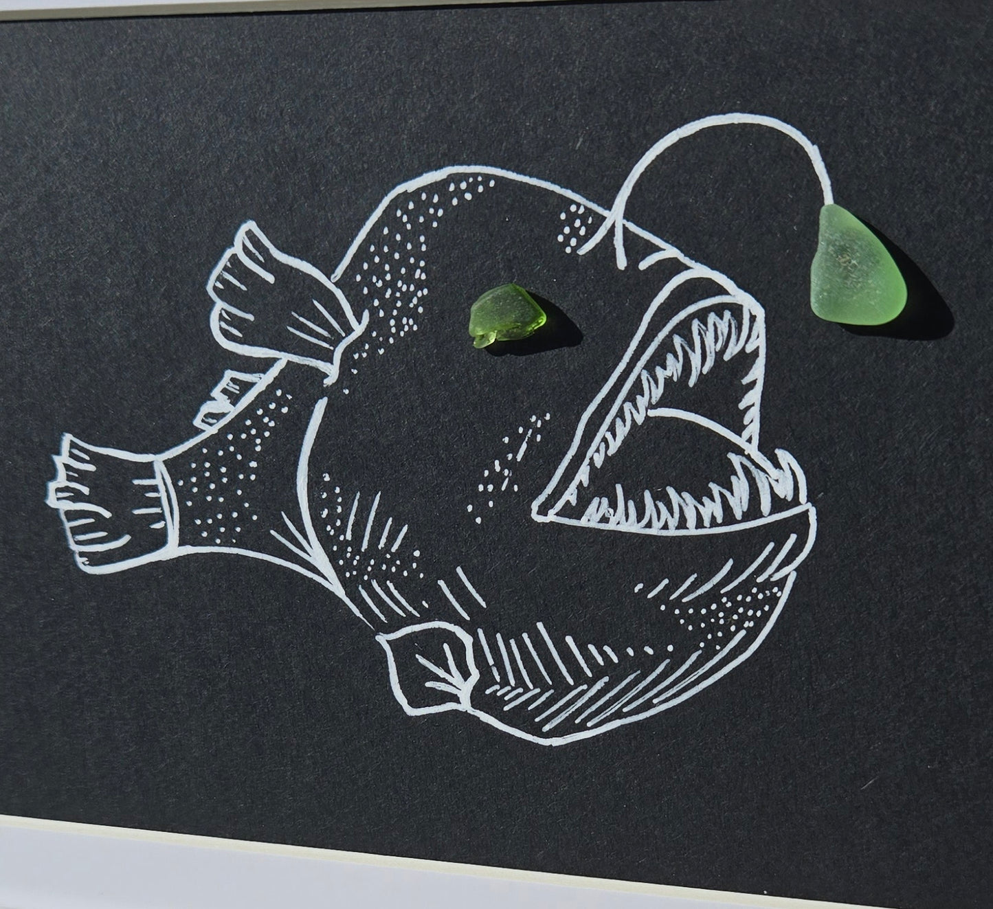 Seaglass Angler Fish