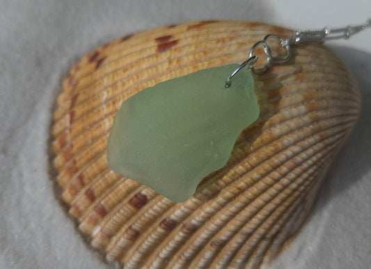 Chonky Coca-Cola Seaglass Necklace