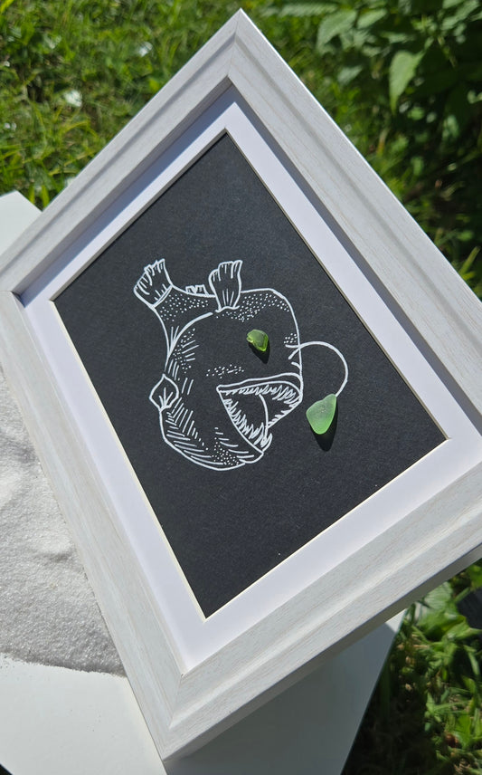 Seaglass Angler Fish