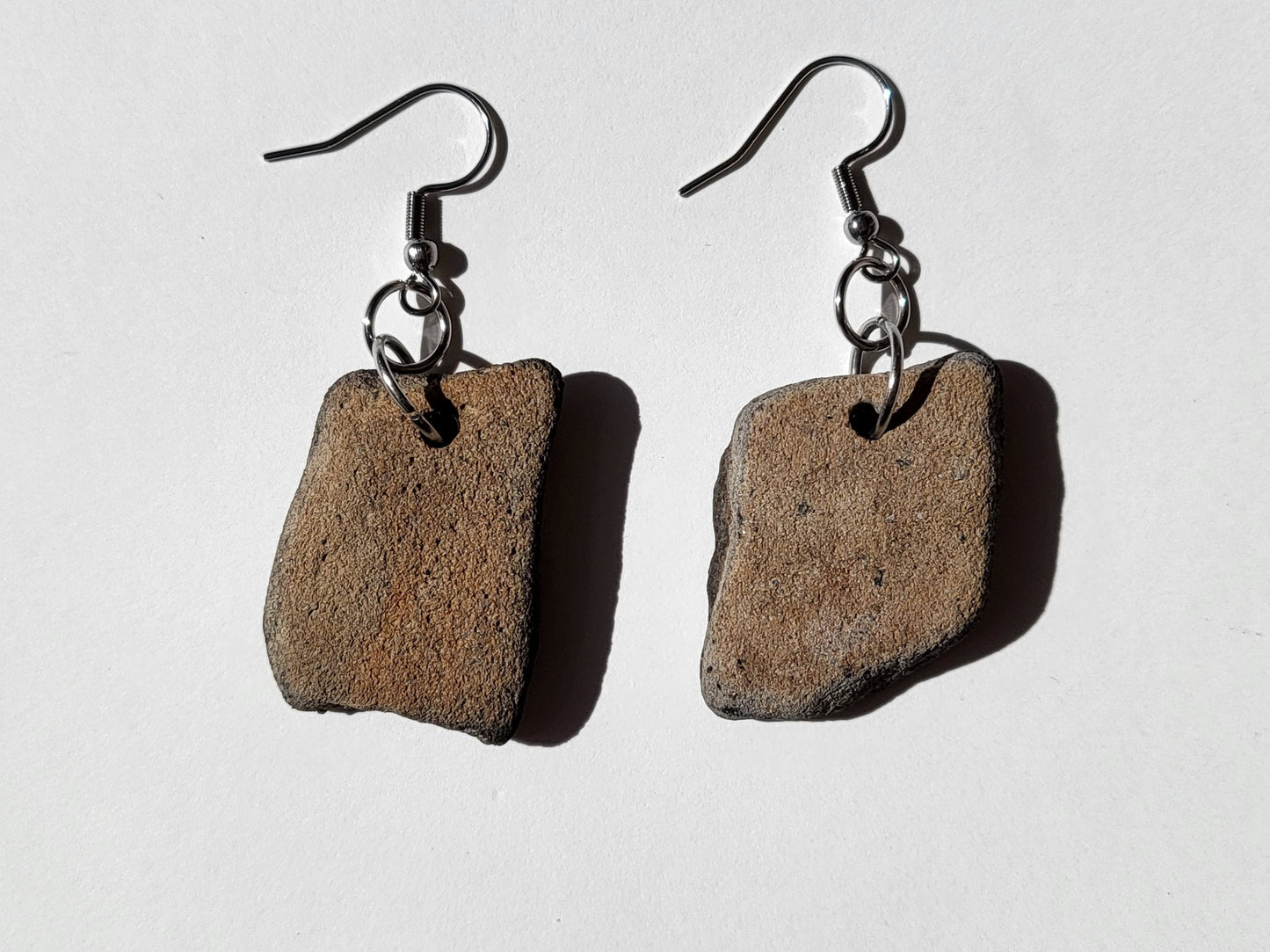 Big Native Pottery Earrings